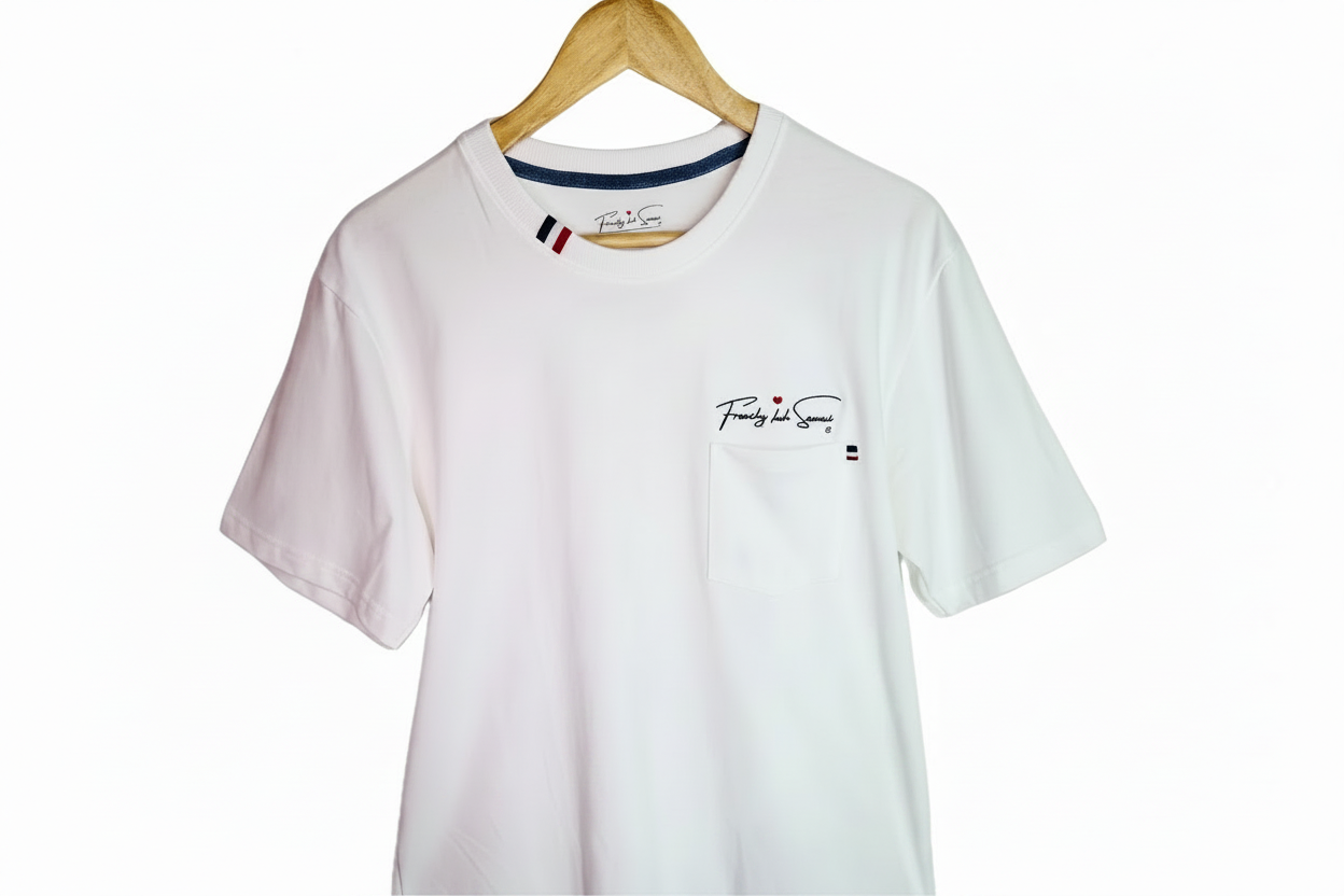 T-SHIRT FRENCHY  🇫🇷  White Three Colors